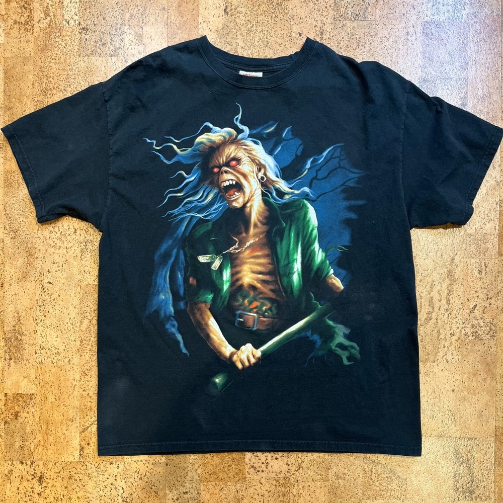 Iron Maiden The Final Frontier  2010 World Tour T-shirt Black Size XL Benjamin